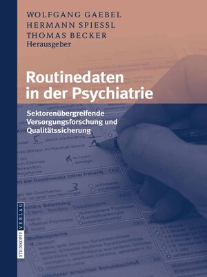 cover image of Routinedaten in der Psychiatrie